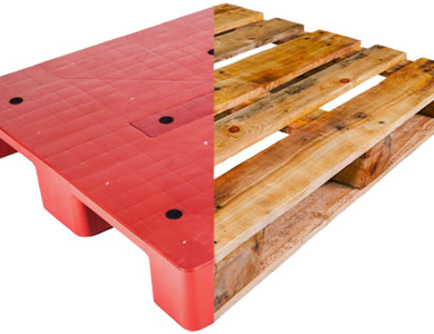 sự khác biệt giữa pallet nhựa và pallet gỗ