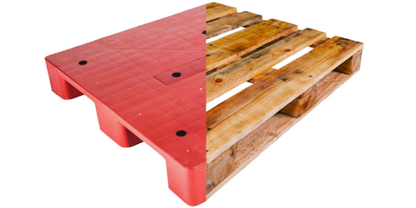 sự khác biệt giữa pallet nhựa và pallet gỗ