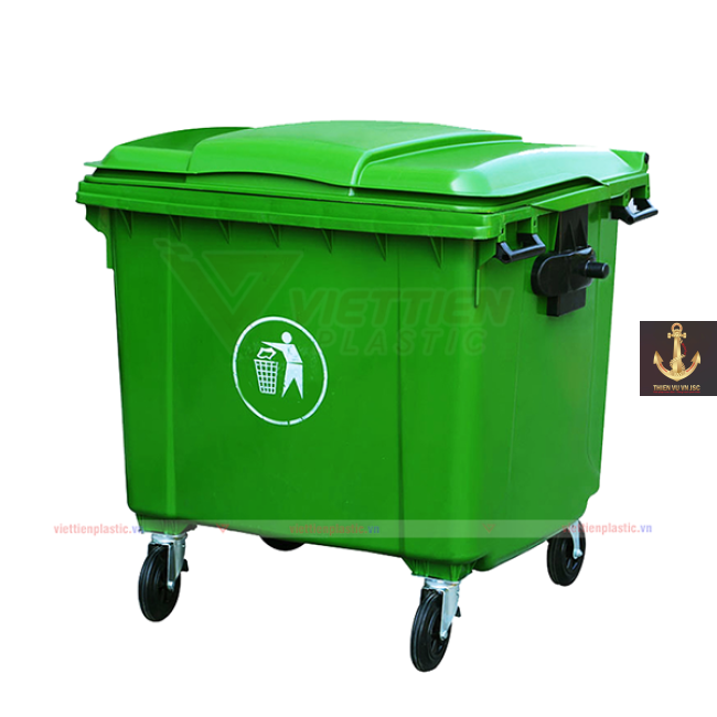 Thùng rác nhựa 660L